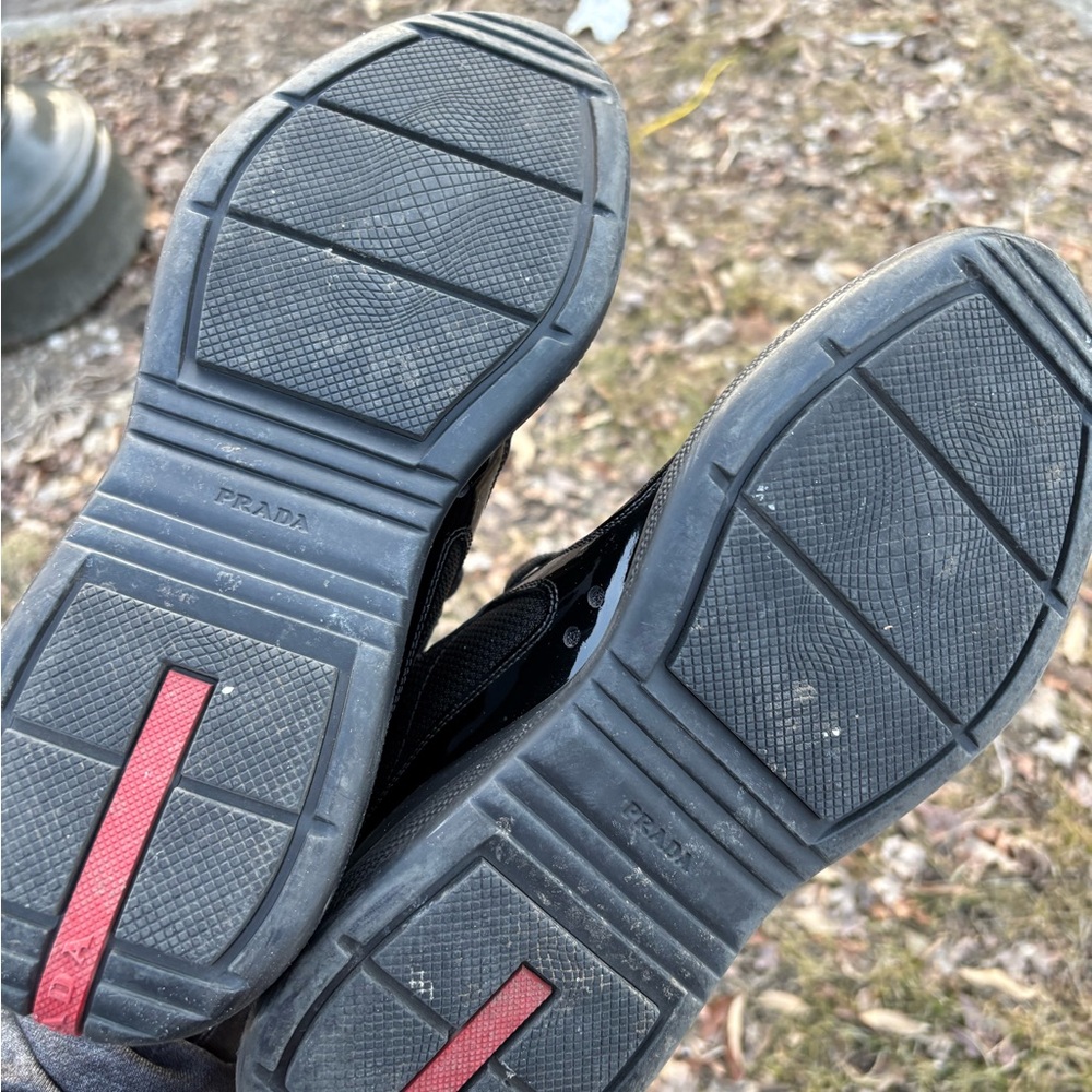 Prada Men's Black Sneakers 8 and a half - Picture 8 of 8